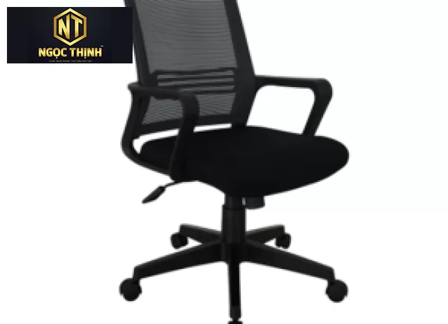 Ghế lưới nhân viên sử dụng khung tựa nhựa bọc vải lưới cao cấp GL119